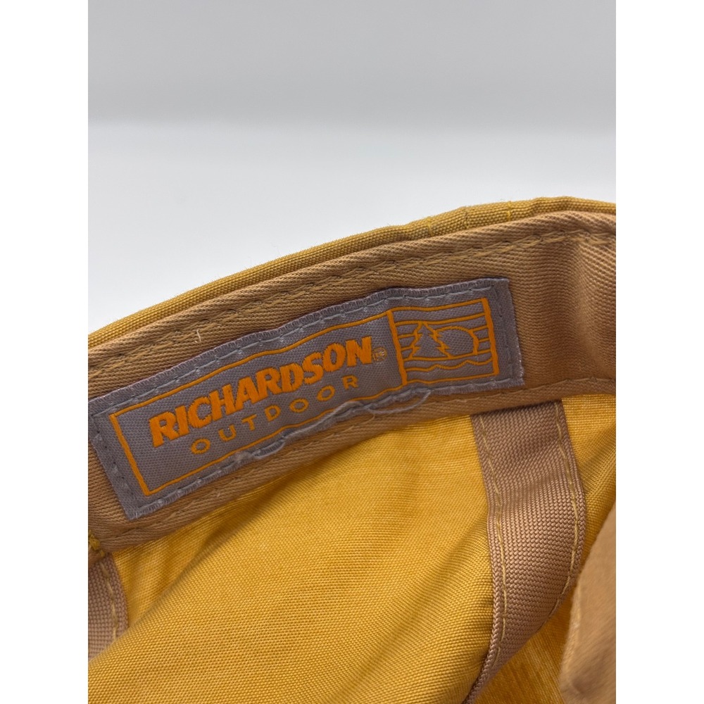 Richardson 256 Rope Hat Mens OSFA Mustard Yellow Skull Lightning Bolt Snapback - Picture 3 of 8